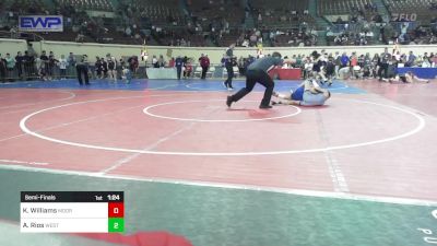 96 lbs Semifinal - Keaolani Williams, Moore JH vs Avery Rios, Westmoore Wresting