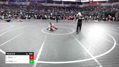 70 lbs Round Of 16 - Eli Short, Greater Heights Wrestling vs Koen Miller, Norton Wrestling