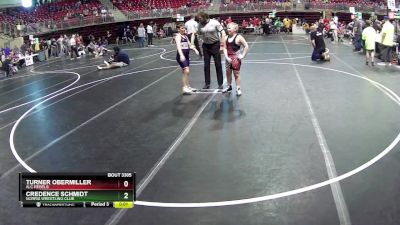 95 lbs Cons. Semi - Marshall Hirschman, Elkhorn Wrestling vs Maddox Kilgore, MWC Wrestling Academy