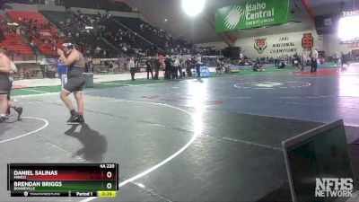 4A 220 lbs Cons. Round 2 - Brendan Briggs, Bonneville vs Daniel Salinas, Minico