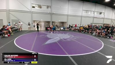 126 lbs Placement Matches (8 Team) - Gauge Botero, Pennsylvania vs Eli Kirk, Oklahoma Red