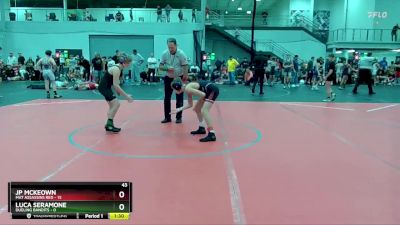 88 lbs Round 4 (6 Team) - Luca Seramone, Dueling Bandits vs JP McKeown, Mat Assassins Red