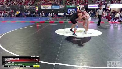 AA - 285 lbs 3rd Place Match - Maxx Lee, Billings Senior High School vs Hudson Wiens, Bozeman