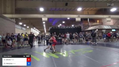 55 kg Cons Semis - Zachary Silvis, Pinnacle Wrestling Club vs Davis Motyka, XCalibur Athletics