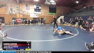 125 lbs Round 1 - Landon Conover, Sublime Wrestling Academy vs Adan De La Fuente, Fighting Squirrels