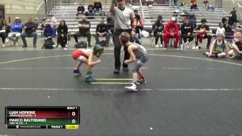 47 lbs Finals (2 Team) - Marco Baltodano, ARES Black vs Liam Hopkins, #papatoddstrong