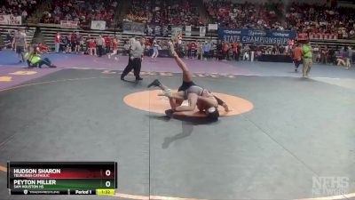 D 2 152 lbs Semifinal - Hudson Sharon, Teurlings Catholic vs Peyton Miller, Sam Houston Hs