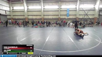 126 lbs Semifinal - Zoe Chamberlin, Colorado vs Kai Pare, Nevada