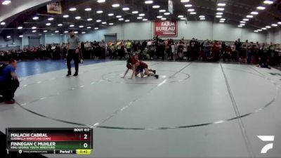 62 lbs Champ. Round 1 - Malachi Cabral, Guerrilla Wrestling (GWA) vs Finnegan C Muhler, King George Youth Wrestling