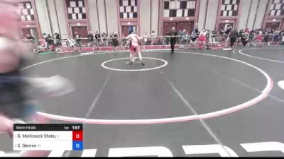 132 lbs Semifinal - Samson McKissick Staley, Ny vs Chris Dennis, Pa