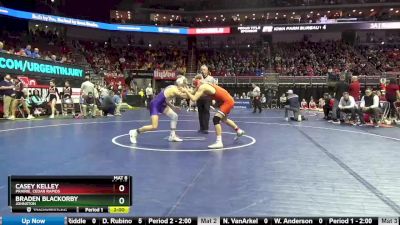 3A-145 lbs Champ. Round 2 - Braden Blackorby, Johnston vs Casey Kelley, Prairie, Cedar Rapids