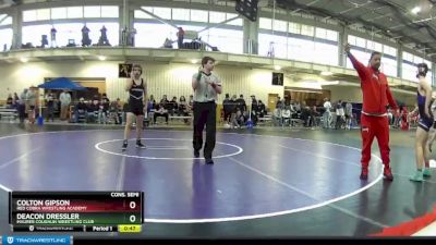 149 lbs Cons. Semi - Deacon Dressler, Maurer Coughlin Wrestling Club vs Colton Gipson, Red Cobra Wrestling Academy