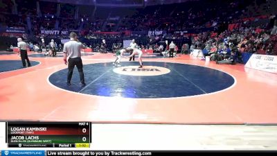 3A 138 lbs 5th Place Match - Logan Kaminski, Lockport (Twp.) vs Jacob Lachs, Glen Ellyn (Glenbard West)