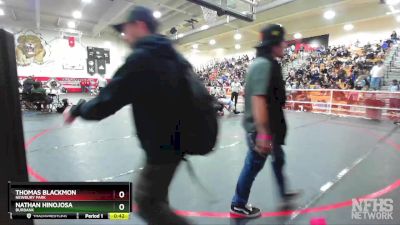 106 lbs Cons. Round 2 - Thomas Blackmon, Newbury Park vs Nathan Hinojosa, Burbank