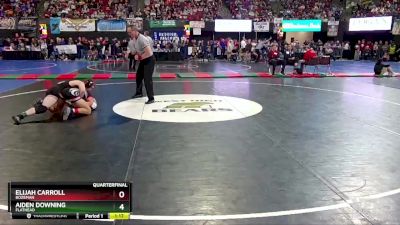 AA - 126 lbs Quarterfinal - Aiden Downing, Flathead vs Elijah Carroll, Bozeman