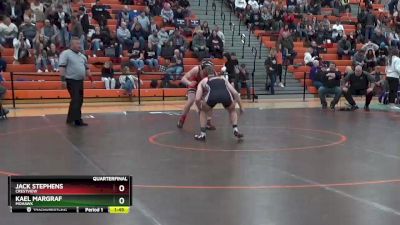 165 lbs Quarterfinal - Jack Stephens, Crestview vs Kael Margraf, Mohawk