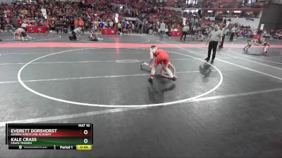 94 lbs Cons. Round 4 - Everett Dorshorst, Askren Wrestling Academy vs Kale Crass, Crass Trained