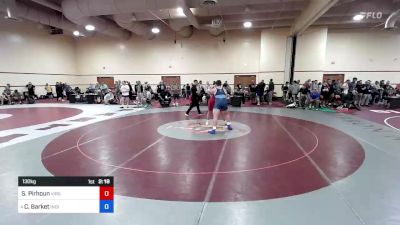 130 kg Rnd Of 32 - Soren Pirhoun, Virginia vs Connor Barket, Indiana