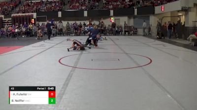 43 lbs Champ. Round 1 - Kalayden Fulwiler, Ronan Wrestling vs Bodie Neiffer, Havre Wrestling Club