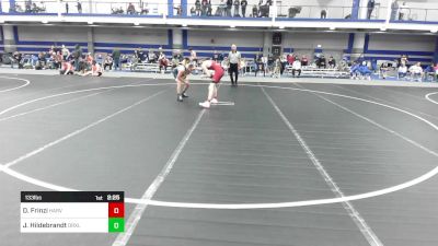 133 lbs Quarterfinal - Dante Frinzi, Harvard vs John Hildebrandt, Drexel