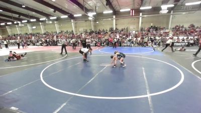 64 lbs Quarterfinal - Cashlee Scarbrough, Round Valley vs Presley French, Stout Wrestling Academy