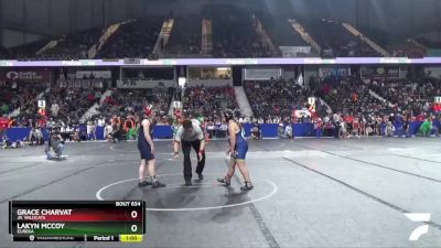 140 lbs Cons. Round 3 - Grace Charvat, Jr. Wildcats vs Lakyn McCoy, Eureka