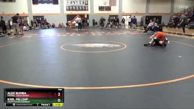 144 lbs Cons. Semi - Kael Millsap, Cedar Rapids Kennedy vs Alex Bumba, Prairie, Cedar Rapids