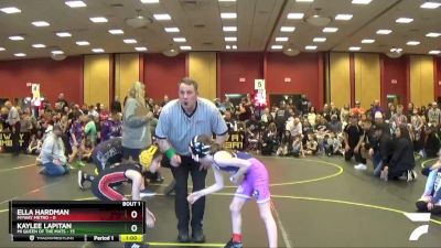 64 lbs Round 1 (6 Team) - Ella Hardman, MYWAY Metro vs Kaylee Lapitan, MI Queen Of The Mats