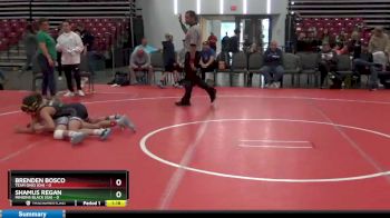 90 lbs Round 3 (8 Team) - Brenden Bosco, Team Ohio (OH) vs Shamus Regan, Minions Black (GA)