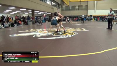 149 lbs Quarterfinal - Michael Petrella, Baldwin Wallace vs Peyton Hearn, Thiel