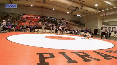 120 lbs Consi Of 4 - Mason Potts, Mannford High School vs Anthony Hallmark, Cleveland Public Schools