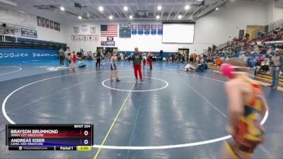 83 lbs Round 5 - Brayson Brummond, Windy City Wrestlers vs Andreas Kiser, Camel Kids Wrestling