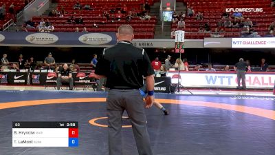 60 lbs Consolation - Bruce Hrynciw, Marines vs Taylor LaMont, Sunkist Kids Wrestling Club