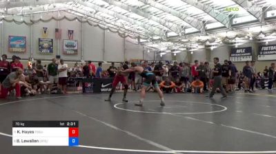 70 kg Round Of 16 - Ke-Shawn Hayes, Ohio State-Unattached vs Boo Lewallen, Cowboy RTC/TMWC