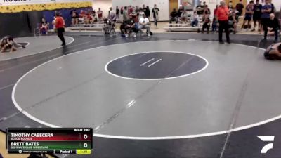 113 lbs Quarterfinal - Timothy Cabecera, Blood Rounds vs Brett Bates, Dominate Club Wrestling