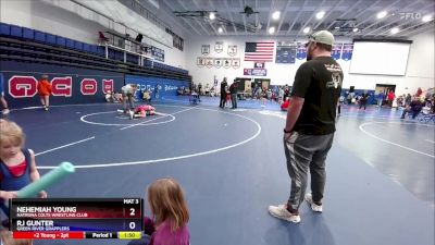 97-102 lbs Round 2 - Nehemiah Young, Natrona Colts Wrestling Club vs Rj Gunter, Green River Grapplers