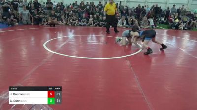 95 lbs Round 1 - James Duncan, Phoenix W.C. vs Cael Dunn, Backbone Wrestling Club