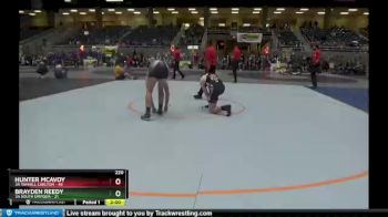 220 lbs Round 2 (4 Team) - Brayden Reedy, 3A South Umpqua vs Hunter McAvoy, 3A Yamhill Carlton