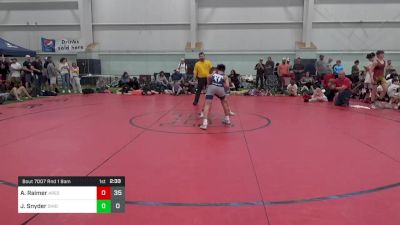 114 lbs Round 1 - Asher Raimer, Ares W.C. (MI) vs Jack Snyder, Ohio Gold 24K