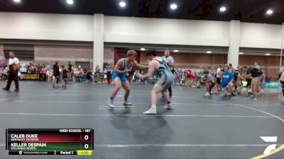 187 lbs Cons. Round 3 - Keller DeSpain, Columbus North vs Caleb Duke, Kentucky Extreme