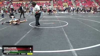 110 lbs Semifinal - Addison Morgan, Renegades vs Nayelli Carter, RSA Red Storm Wrestling