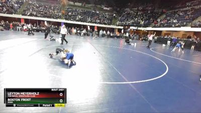 70 lbs Champ. Round 1 - Boston Frost, Iowa vs Leyton Meyerholz, The Royal Wrestling Club