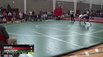 184 lbs Finals (2 Team) - Alex Witt, UW Platteville vs Caiden Rodgers, John Carroll Univ