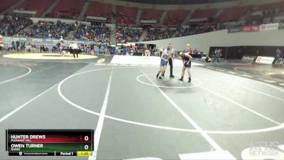 3A-126 lbs Champ. Round 1 - Hunter Drews, Pleasant Hill vs Owen Turner, Banks