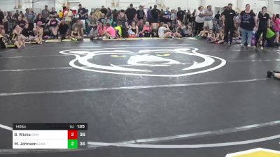 140 lbs Pools - Braelynn Wicks, Grindhouse W.C. vs Miya Johnson, Lunatics