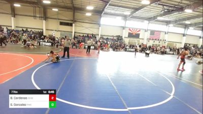 77 lbs Consolation - Boston Cardenas, Desert Dogs WC vs Sonny Gonzalez, Pikes Peak Warriors