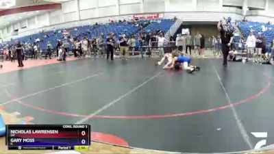 106 lbs Cons. Round 3 - Nicholas Lawrensen, OH vs Gary Moss, IL