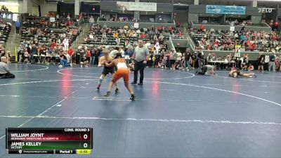 112 lbs Cons. Round 3 - James Kelley, Victory vs William Joynt, Ironhawk Wrestling Academy IA