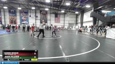 96 lbs Rd# 4- 2:00pm Friday Final Pool - Jaxon Gillespie, Aggression Legionaries vs Kaiden Skodak, Team Michigan