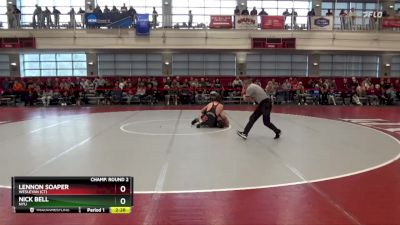 197 lbs Champ. Round 2 - Lennon Soaper, Wesleyan (CT) vs Nick Bell, NYU